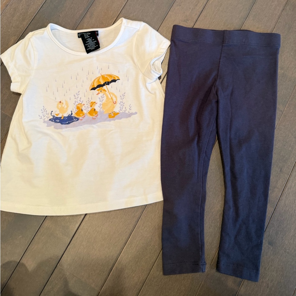 Cynthia Rowley White and Navy Kids Matching Set